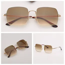 Óculos de sol da moda design masculino óculos de óculos vintage de metal lentes de proteção de óculos de sol da dobradiça de metal com lentes de proteção UV com estojo de couro de alta qualidade