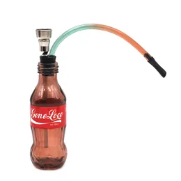 New unique creative pipe Coke Sprite Bottles removable easy cleaning Water Oil Burner tobacco smoking use
