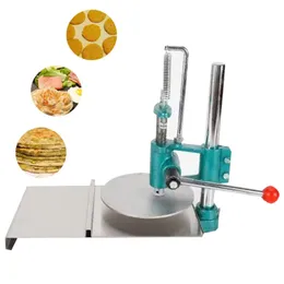 Cena hurtowa Podręcznik Pizza Doughpress Maszyna 35 CM Pizza Tuba Spłaszczająca Maszyna dociskowa Dough Roller Sheeter Chapati Machine