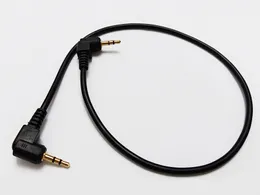 Audiokabel, Dual 90 Grad rechtwinkliges 2,5 mm 3-poliges Audio-Stecker-Stecker-Verlängerungskabel, ca. 35 cm/10 Stück