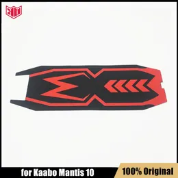 Original Elektroroller-Silikon-Rotmatte für Kaabo Mantis 10 Kickscooter, schwarzes Fußpolster-Aufkleber-Zubehör