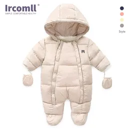 Ircomll Newborn Baby Boy Girl Winter Pagliaccetti Toddler Infant Long Sleeve Tuta Cotton Baby Costume Crawling Abbigliamento per bambini Costo 210315