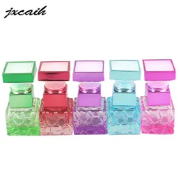 Wholesale 50pcs Water Cube Transparent Glass Cosmetic Perfume Spray Bottle BLPP-47