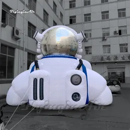 Staże koncertowe Dekoracyjne Nadmuchiwane Astronauta Model 3M / 6M Powietrze Dmuchane Spaceman Balloon Space Traveler Rzeźba z Spaceuit na wystawę i parku