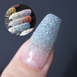 Nail Gel Universal Laser Kaleidoscope Polish Flash Reflective Diamond Broken UV LED Manicure Varnish