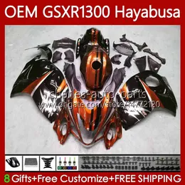 OEM Fairings For SUZUKI Hayabusa GSXR-1300 2014 2015 2016 2017 2018 2019 77No.116 GSXR 1300 CC GSX R1300 08-19 Orange black 1300CC GSXR1300 08 09 10 11 12 13 Injection Body