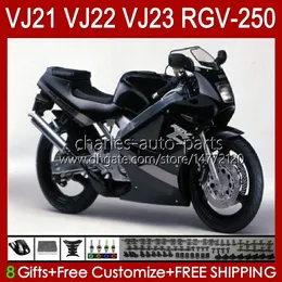 Suzuki RGV250 SAPC VJ220 SAPC VJ22 RGV-250 Panel 1990 1991 1996 20HC.48黒工場RVG250 VJ 22 RGVT-250 RGVT RGV 250CC 250 CC 90 91 92 93 94 95 96フェアリング