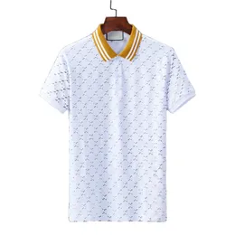 2022 polo a righe firmate t-shirt serpente polo ape floreale da uomo T-shirt di lusso polo alta moda cavallo