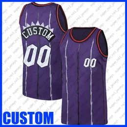 Custom Throwback Toronto Basketball Team Jersey DIY Stitched Name Number Sweatshirt Storlek S-XXL QAER6B