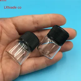 Spedizione gratuita Vaso per bottiglia vuota in vetro trasparente Lucency da 5 ml con coperchio a vite Contenitori cosmetici per zuppa di profumo di olio essenziale Alta qualità