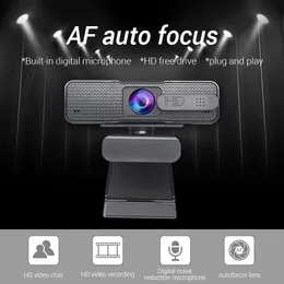 Autofonus Cam 1080P Kamera komputerowa USB z kamerą mikrofonową HD Video Ashu H701 Web Cam PC