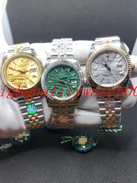 2021new version Fashion Unisex Watch 36mm Yellow Dial Watches Sapphire Glass Asia ETA 2813 Movement Automatic Mens Women's