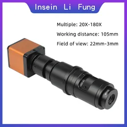 Videoregistratore elettronico digitale industriale da 38MP 2K 1080P USB HD-MIL Videocamera per microscopio C-Mount TF Card Videoregistratore