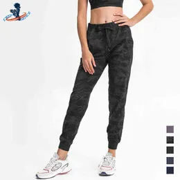 Deepsence 2021 Nowe sportowe dresowe sporne spodnie biegające spodnie luźne dresowe spodnie do sznurka jogi trening Joggers Women H1221