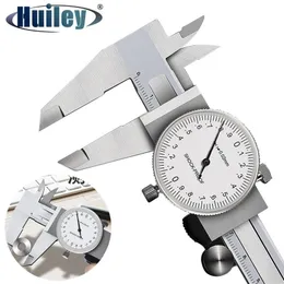 Dial Calipers Hög precision Metal Vernier Shocksäker höjddjup inre yttre diameter Tester 0-200 mm Mätverktyg 210810