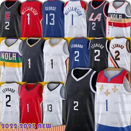 Kawhi Zion Leonard C Basketball Jersey Paul 13 George Kevin 7 Durant 12 JA Morant Giannis Stephen antetokounmpo curry Zach硬いLavine Harden Paul Ball Murray