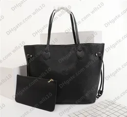 High Quality Designer handbag Fashion Classic Bags All-match Genuine Leather Letter Medium Tote Vintage Messenger Women Handbags embossing Shopping Shoulder Bag