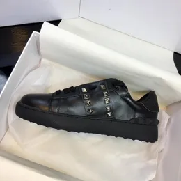 luxe designer kalfsleer mid-strap sneaker heren casual schoenen topkwaliteit rubberen zolen