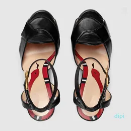6cm solid Platform Gladiator Sandals Women snake Wedges Heels Pumps Escarpins party Wedding Shoes Mary Jane black 01