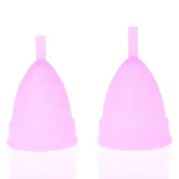 Bath Accessory Set Soft Reusable Silicone Health Menstrual Period Cup For Women Size L/S