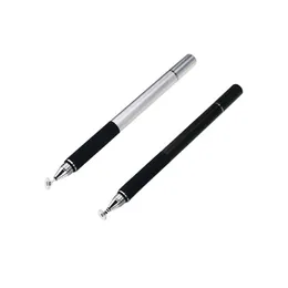 2021 Double Sides Disc & Fiber Tip 2 in 1 Thailand High Sensitivity Universal Disk Stylus Pen for PC Tablets Capacitive Touch Screens