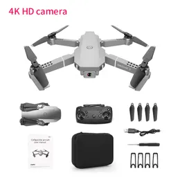 E68 RC Drones GPS Drone Ile 4 K WiFi HD Geniş Kamera Perakende Kutusu Katlanabilir Mini Drone Çocuklar için