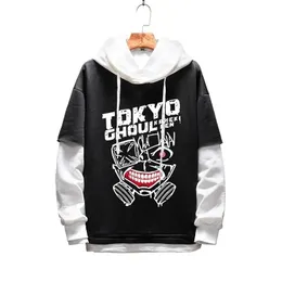 Men Women Hoodies Anime Tokyo Ghoul Pullover Hoodie Sweatshirt Sportswear Students Outerwear Cosplay Costume Coats Jacket Jumper 201128