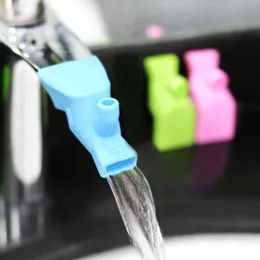 Silicone Water Faucet Extenders Sinking Drugi Urządzenie do mycia Łazienka Kuchnia Sink Dotknij Przewodnik Kran Akcesoria łazienkowe