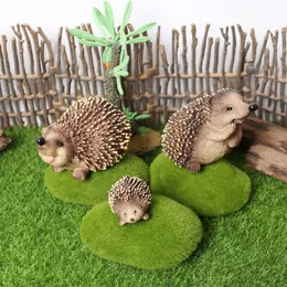 Realistisk igelkott djur modell figur, vild skog igelkottar figurer dekor uppsamlare pedagogiska leksaker kognitiva barn c0220