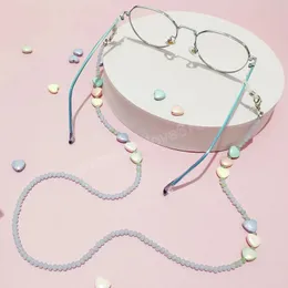 Love Heart Shaped Chain Glasses Chain Women Lanyard Strap Cords Casual Sunglasses Neck Cord Accessories