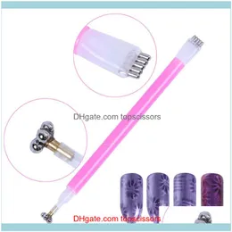 Dotting Tools Nail Salon Health & Beautynail Art Flower Eye Magnet Pen Strip Magical Stick Diy Magic 3D Magnetic Uv Gel Polish Cat Eyes Rod