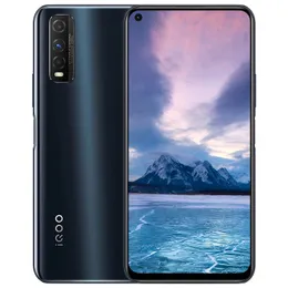 Original Vivo IQOO U1 4G LTE Telefone Celular 6GB 8GB RAM 128GB ROM Snapdragon 720g Android 6.53 polegada Tela cheia 48MP AR OTG 4500mAh Impressão digital ID de identificação Smartphone