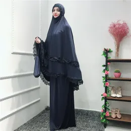 Ethnic Clothing Fashion Muslim Dress For Women Mosque Prayer Loose Cardigan Gown Ramadan Dubai Kaftan Dresses Robes
