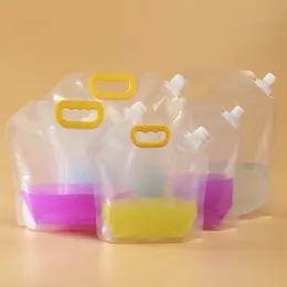 50ml 500ml 1.5L 2.5L 5Lの空の空の空のためのプラスチックの飲み物の包装の急激なバッグ1000mlジュースミルクコーヒー水のための1000mlの袋