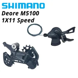 自転車derailleurs Deore M5100 SL-M5100シフトレバー右RD-M5100リアデレイラーMTB 11S 11速ペアグループ11V 51T