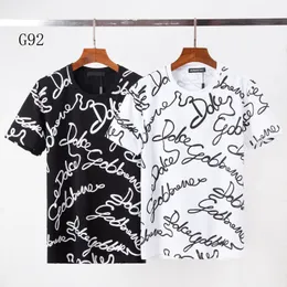 Erkek Tişörtler DSQ Fantom Kaplumbağa Mens 2024 Tasarımcı Tişört İtalyan Milan Moda Baskı T-Shirt Yaz Siyah Beyaz T-Shirt Hip Hop Street Giydirme 100% Pamuk Üstleri Plus Boyut