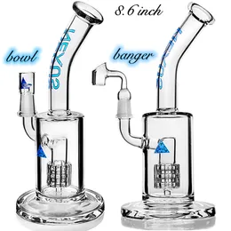 cachimbos de água bongs de vidro rigs de dabber de óleo fab egg difuso chuveiro perc Moído com junta de 14 mm