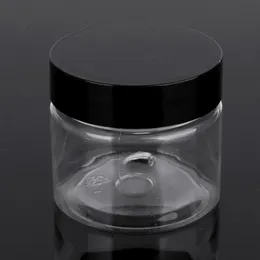 3ml 5ml 10mlのクリアの空の瓶の化粧品のプラスチック丸い瓶の瓶のためのアイスシャドウの釘粉の容器100ピースのロットグラム