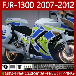 ヤマハFJR-1300 FJR 1300 A CC FJR1300 07 08 09 Green Blue 10 11 12 Moto Body 108NO.49 FJR-1300A 2007 2008 2009 2012 2012 2012 FJR1300A 01-12 BodyWork Kit