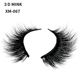 Fluffy Long Long Eyelashes Efeito 3D Multi Volume Tira Pura Handmade Lash Extension Mink Wispy Wispies Wispies Cílios Fina Faixa Leve Pesca