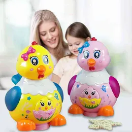 Electric toy Hen Music Toy Christmas gift Educational With Light And Sound egg laying chicken toy Parent-child Interactive Toys G1224