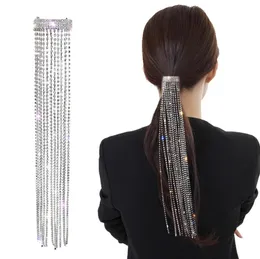 Francese elegante nappa tornante flash diamante clip di capelli strass clip donne ragazze capelli accessori coda di cavallo copricapo DHL