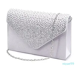 Damen-Clutch, groß, für den Abend, Satin, Brautschmuck, Diamante, Damen-Clutch, Party, Abschlussball, Umschlagtasche, Geldbörsen