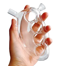 Glass knuckle bubbler Hookahs Smoking Pipes Glass Pipe Dab Rigs Smoke Accessory