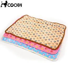 Dog Bed Soft Fleece Pet Blanket Cat All Seasons Puppy Sleep Mat Lovely Mattress Cushion Cover for Small Large Dogs