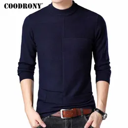 Coodrony Boże Narodzenie sweter mężczyzn ubrania zima grube ciepłe męskie swetry kaszmirowe sweter mężczyźni casual o-neck pull homme 8252 211221