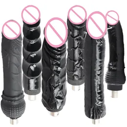 Fredorch Super Grande Vibrador Preto Para a Mquina do Sexyo A2 F2, Acessrios Metalhadora 3xlr Conector Brinquedos Mulher Ma