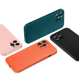 Luksusowy tkany nylonowa pokrywa ochronna Nowy obiektyw CD Hard Telefon Przypadki do iPhone 13 12 11 Pro Max Defender Cover Case