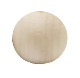 Commercio all'ingrosso di colore naturale perline di legno distanziatore rotondo perline di legno eco-friendly 4-30mm sfere di legno per charm bracelete artigianato fai da te