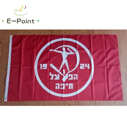 Israel Hapoel haifa fc bandeira 3 * 5ft (90cm * 150 cm) bandeira de poliéster bandeira decoração voando casa jardim bandeira festiva presentes